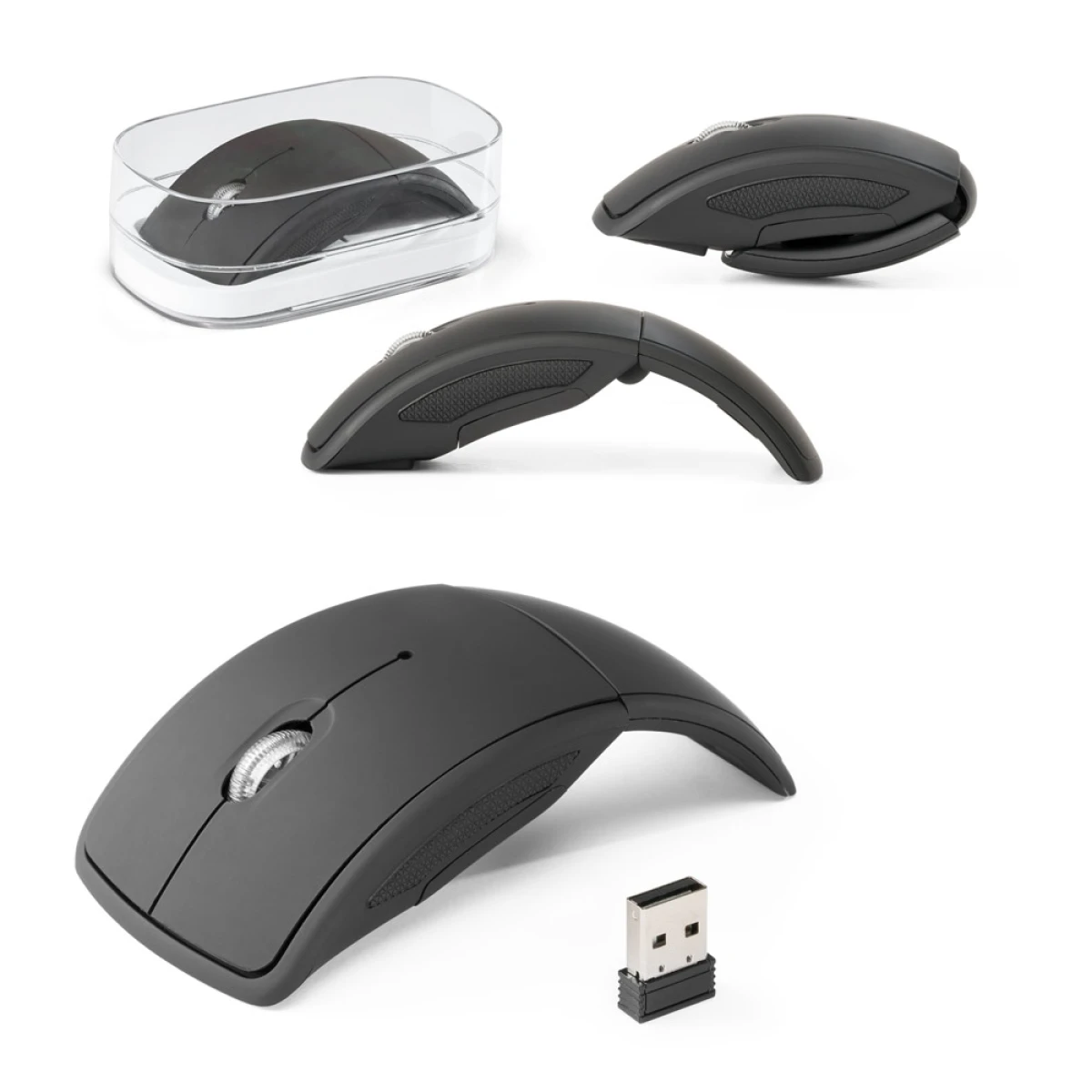 ALENCAR. Mouse wireless dobrável em ABS