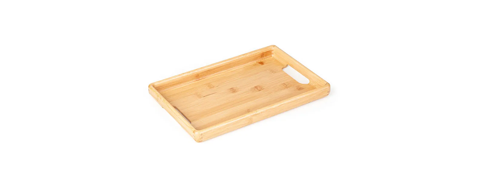 BANDEJA EM BAMBU PARA SERVIR - 32X22X3CM