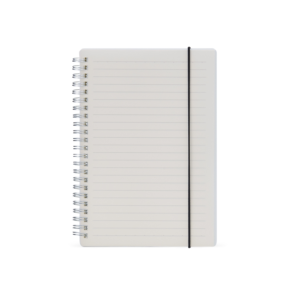 CADERNO COM CAPA PLÁSTICA