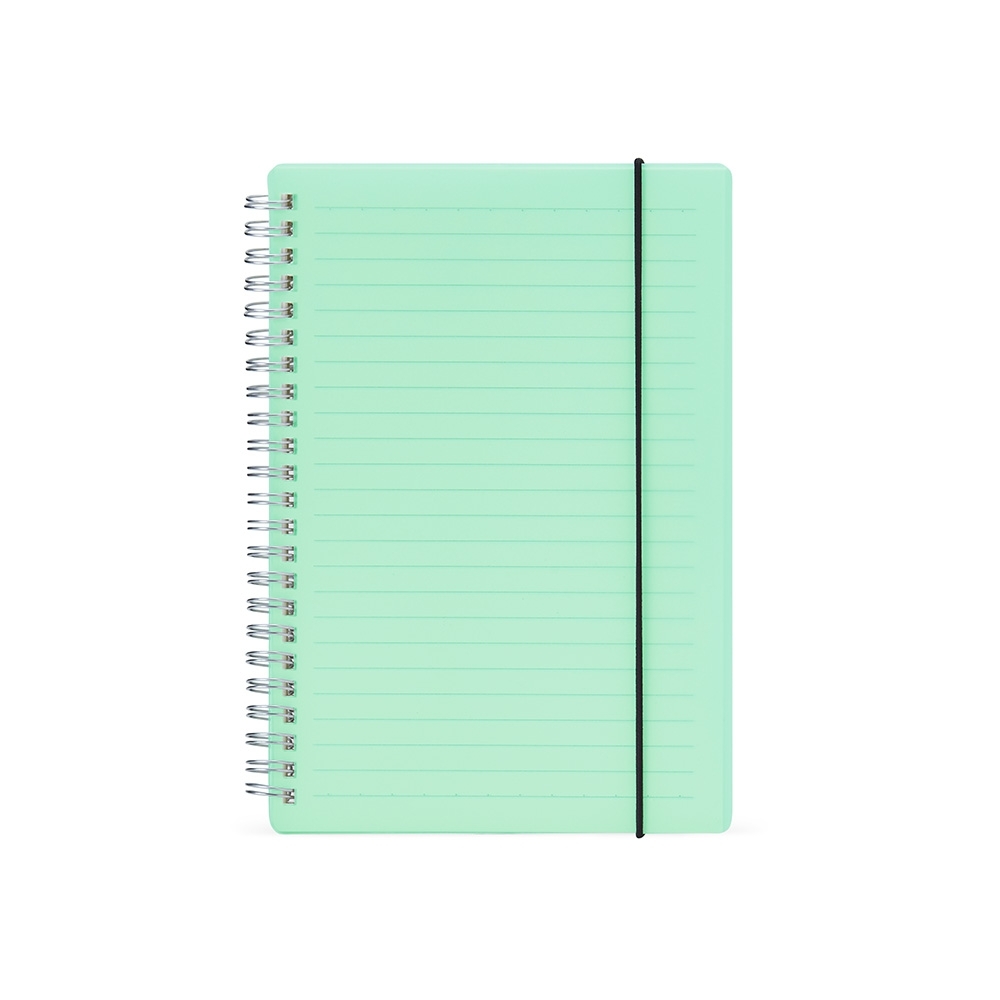 CADERNO COM CAPA PLÁSTICA