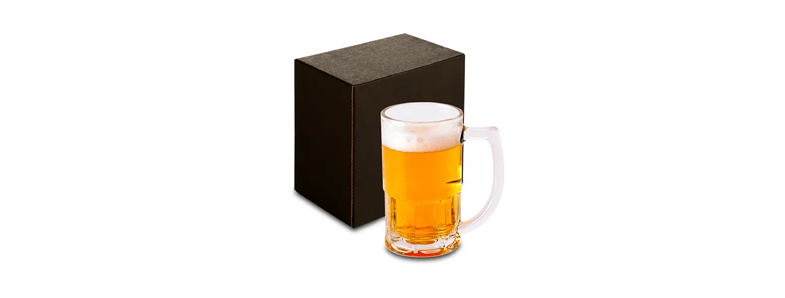 CANECA DE VIDRO PARA CHOPP / CERVEJA - 340 ML