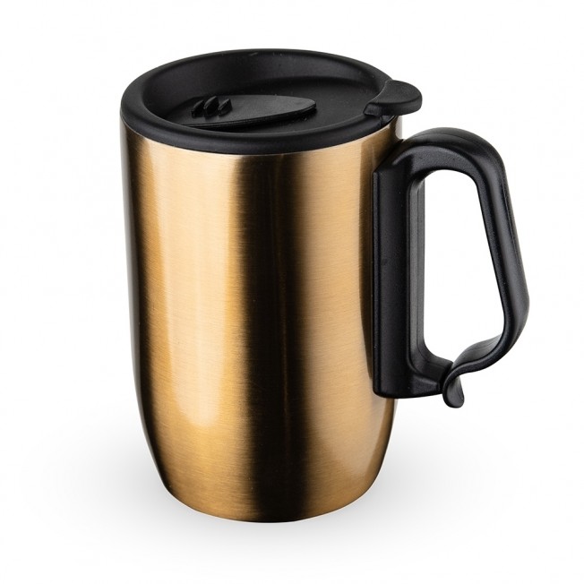 CANECA INOX PAREDE DUPLA 350 ML