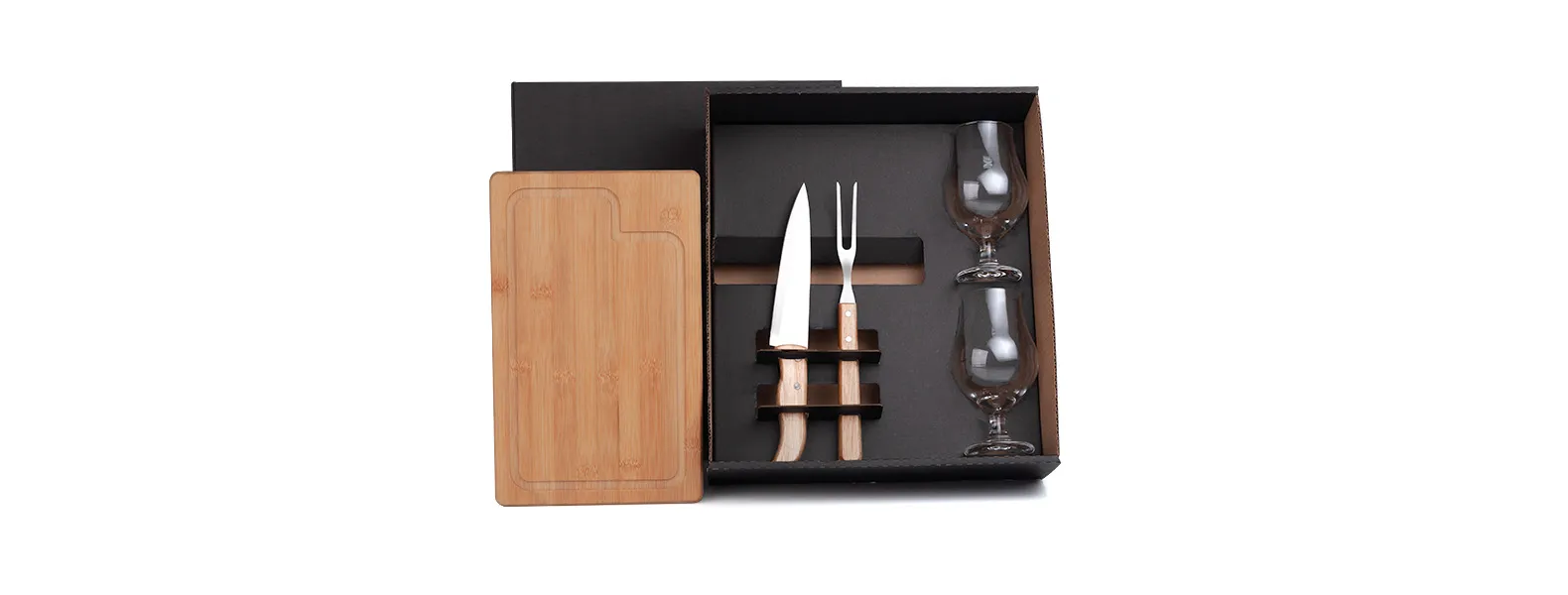 KIT PARA CHURRASCO COM COPOS - 5 PÇS