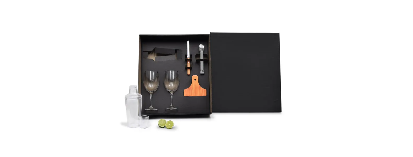 KIT PARA DRINKS C/ COQUETELEIRA - 6 PÇS