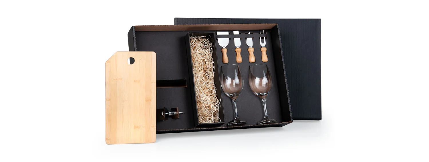 KIT PARA QUEIJO E VINHO - 8 PÇS