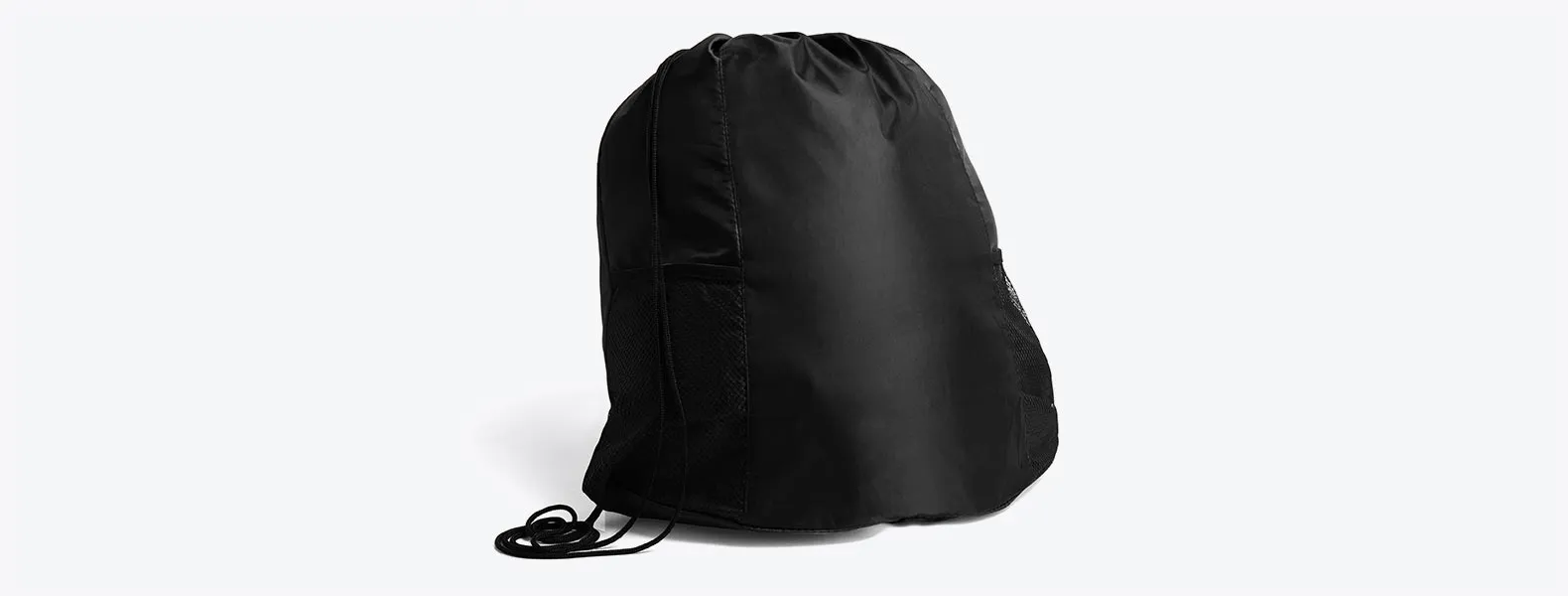 MOCHILA SACOLA PRETA EM NYLON - 20L